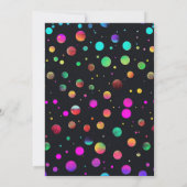 Neon Jump Trumble Speel elke verjaardag gymnastiek Kaart (Achterkant)