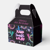 Neon Jump Tumble Play Verjaardagsfeestje Favor Box Bedankdoosjes (Achterkant)