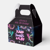 Neon Jump Tumble Play Verjaardagsfeestje Favor Box Bedankdoosjes (Voorkant Zijde)