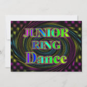 NEON JUNIOR RING INVITATION KAART (Voorkant)