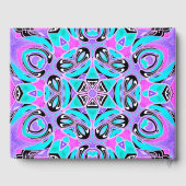 Neon kaleidoscoop gastenboek (Achterkant)