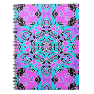 Neon kaleidoscoop , mandala notitieboek