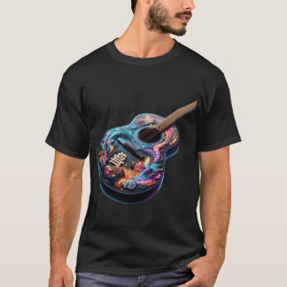 Neon Kanji Gitaar Dromen T-shirt