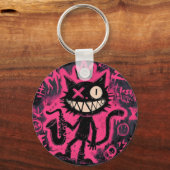 Neon Kat Chaos Sleutelhanger (Voorkant)