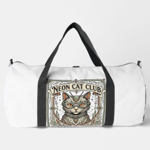 Neon Kat Club Kat Cyberpunk Vintage Vector Kunst S Plunjezak