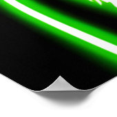 Neon Kat Feline Art Poster (Hoek)