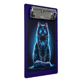 Neon Kat Levendig Achtergrond-97948 Mini Klembord (Schuin)