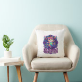 Neon Kat Ontwerp voor Liefhebbers van Grappige Kat Kussen (Stoel)