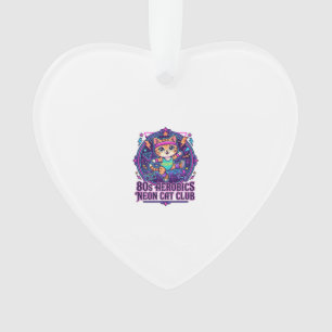 Neon Kat Ontwerp voor Liefhebbers van Grappige Kat Ornament