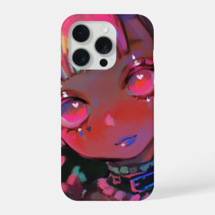 Neon Kawaii Duivel Meisje Pastel Goth iPhone 15 Pro Case