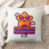 Neon Kawaii Star beroemd gemaakt door Shine Even O Kussen (Deken)