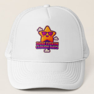 Neon Kawaii Star beroemd gemaakt door Shine Even O Trucker Pet