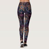 Neon Keltische symbolen Leggings (Achterkant)