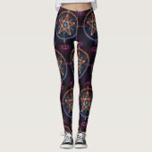 Neon Keltische symbolen Leggings (Voorkant)