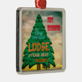 Neon kerstboomversiering metalen ornament (Rechts)