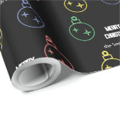 Neon kerstinpakken papier (Rol Hoek)