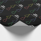 Neon kerstinpakken papier (Hoek)