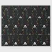 Neon kerstinpakken papier (Vlak)