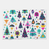 Neon Kerstmis Theedoek (Horizontaal)