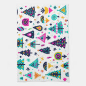 Neon Kerstmis Theedoek (Verticaal)