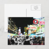 Neon Khaosan Briefkaart (Voorkant / Achterkant)
