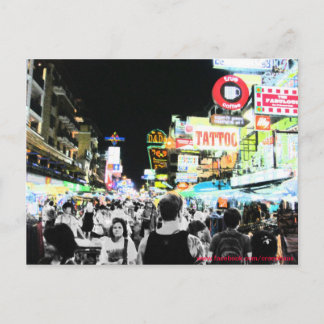 Neon Khaosan Briefkaart