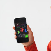 Neon Kinder Trampolinepark Verjaardagsfeest Kaart