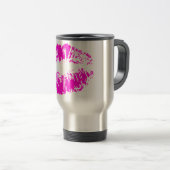 Neon Kiss Reisbeker (Voorkant rechts)