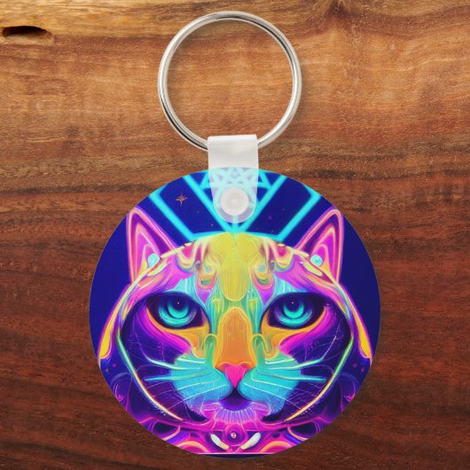 NEON KITTTYYY! SLEUTELHANGER (Voorkant)