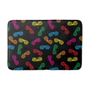 Neon Klassieke Zonnebril Patroon Badmat