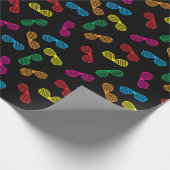 Neon Klassieke Zonnebril Patroon Cadeaupapier (Hoek)