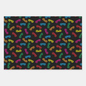 Neon Klassieke Zonnebril Patroon Inpakpapier Vel (Voorkant 2)