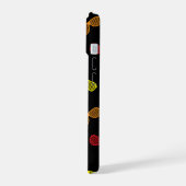 Neon Klassieke Zonnebril Patroon iPhone 15 Case (Linkerkant)