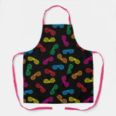 Neon Klassieke Zonnebril Patroon Schort (Voorkant)