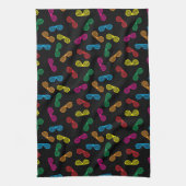 Neon Klassieke Zonnebril Patroon Theedoek (Verticaal)