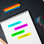 NEON KLEUR BLAUW GROEN FUCHSIA GEEL KINDER NAAM LABELS<br><div class="desc">Deze kleuren zijn levendig en kunnen een pop helderheid toevoegen aan uw opvallende en aantrekkelijke labels voor voedsel en drink producten. Futura is een klassiek sans-serif dat geliefd is om zijn innovatieve ontwerp en eenvoudige leesbaarheid. Trouw aan zijn naam, het heeft een futuristische uitstraling, maar het is ook geweldig voor...</div>