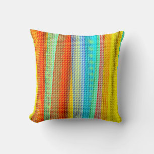 Neon kleur Geometrisch patroon Worp kussen