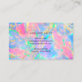 Neon Kleuren Opal Loyalty Card Visitekaartje (Achterkant)