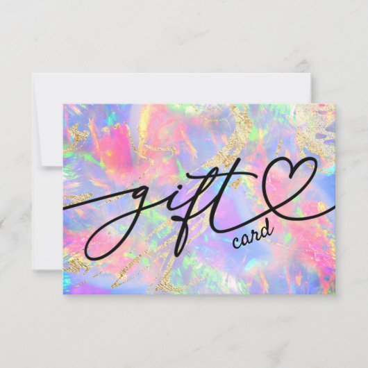 neon kleuren optioneel cadeaucertificaat (Voorkant)