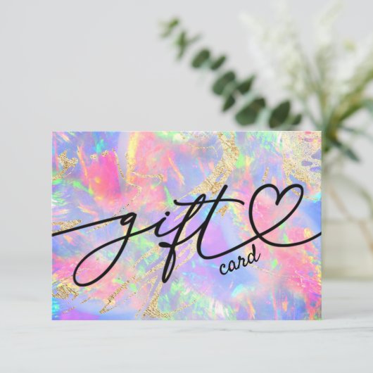 neon kleuren optioneel cadeaucertificaat (Staand voorkant)