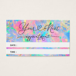 neon kleuren optische afspeelkaart visitekaartje