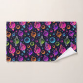 Neon Kleuren Outer Space Planeten Jongens Handdoek (Handdoek)