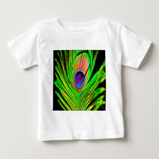 Neon Kleuren Pauwveer (Voorkant)
