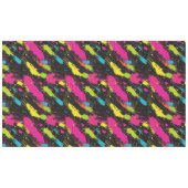 Neon Kleuren Retro Paint Splatter Tafelkleed (Voorkant (Horizontaal))