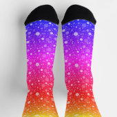 Neon Kleuren Stippen Patroon Sokken (Top)