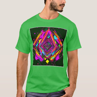 Neon Kleuren Vintage Feest Rave meisje T-shirt