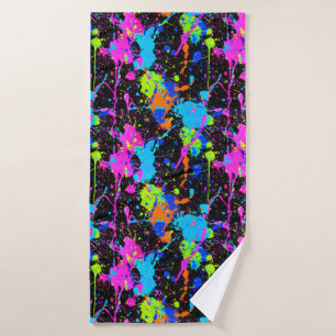 Neon Kleurrijk Patroon Badhanddoek