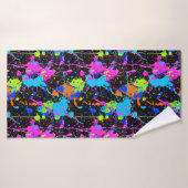 Neon Kleurrijk Patroon Badhanddoek (Badhanddoek)