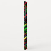 Neon Kleurrijke Gebogen Lijn Patroon -COOL Case-Mate iPhone Case (Achterkant/links)