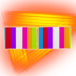 Neon kleurrijke strepen | kussensloop